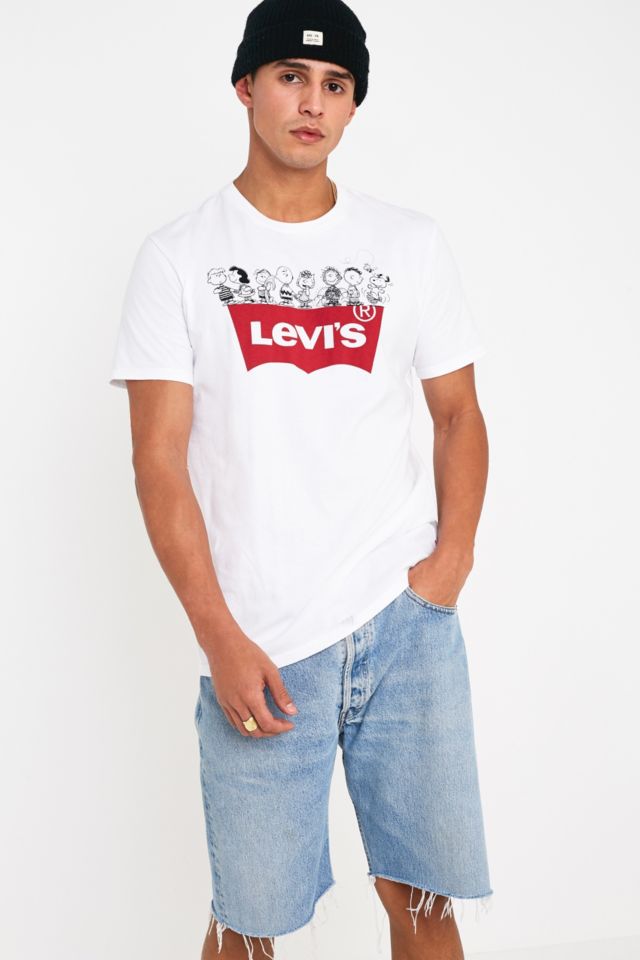 Levi's x shop peanuts t shirt