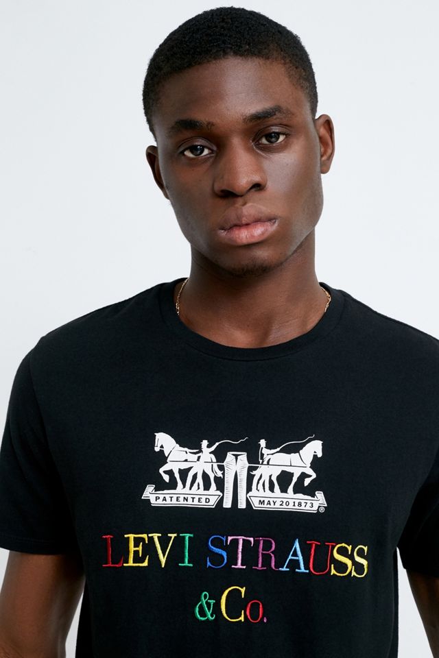 Levi's Horse Logo Camiseta Negra #1