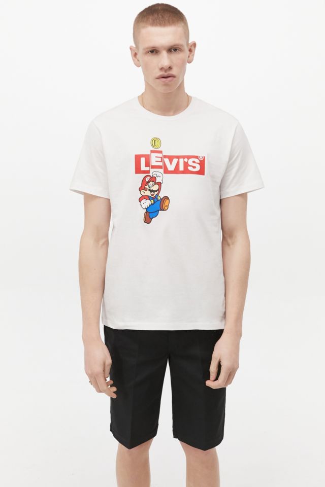 Levis mario bros hot sale t shirt