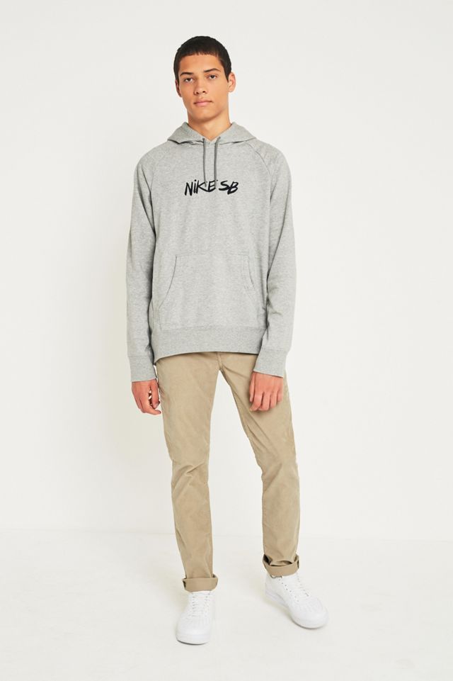 Nike SB Everett Grey Quilt Hoodie #2
