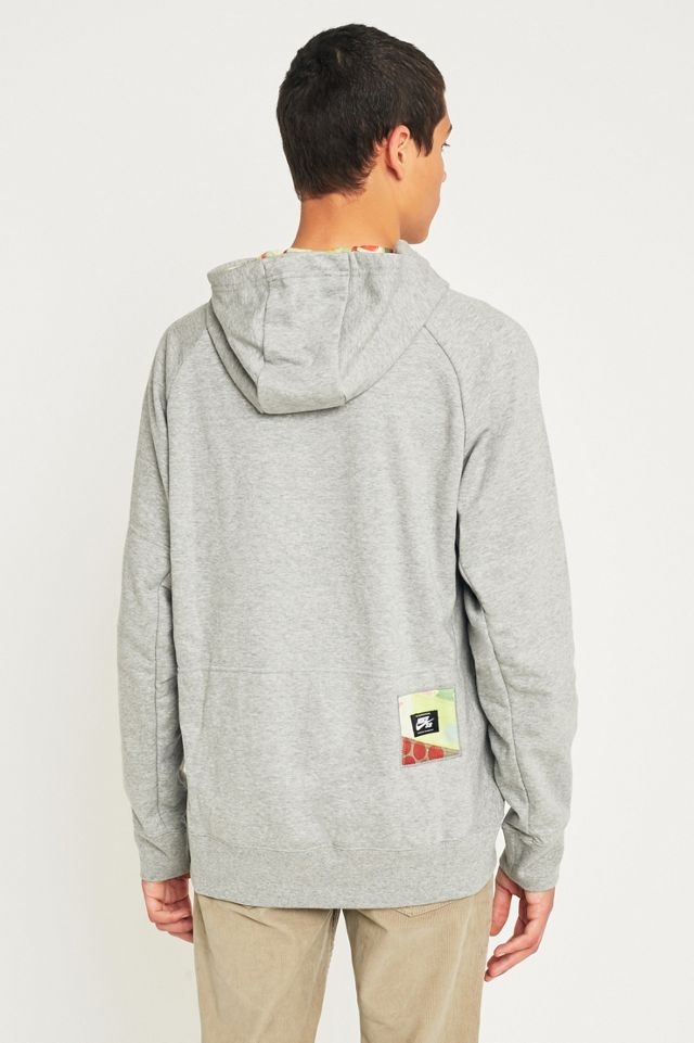 Nike SB Everett Grey Quilt Hoodie #3