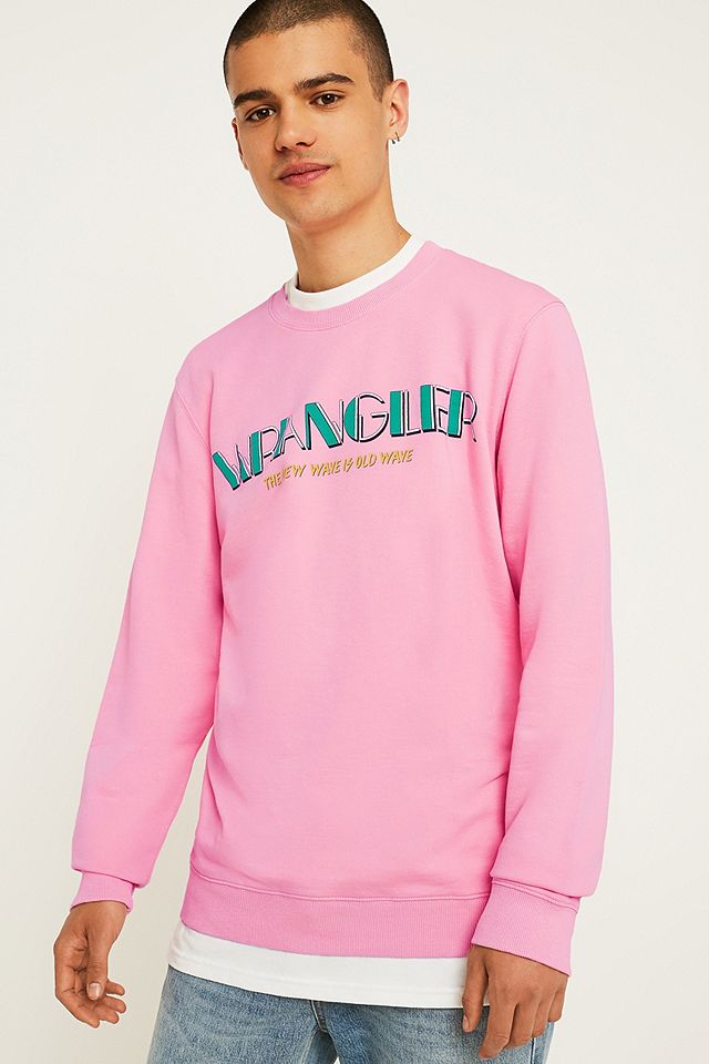 Wrangler Sea Pink Revolution Sweatshirt | Urban Outfitters UK