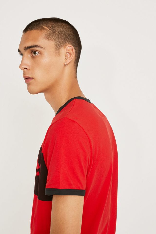 Wrangler Red Logo Ringer T-Shirt #1