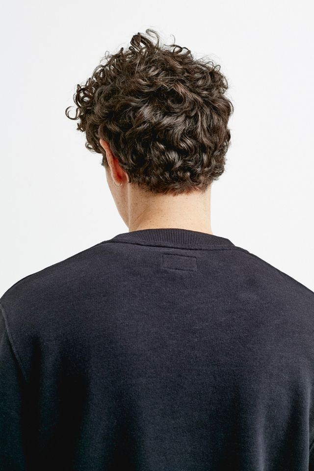 Wrangler Felpa girocollo nera nastrata #1