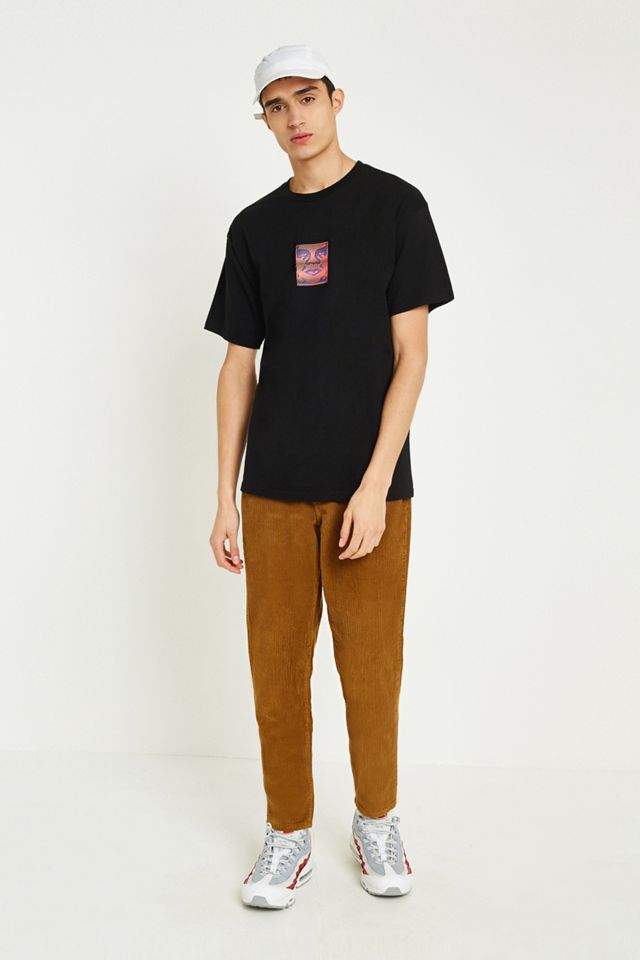 OBEY Split Face Black T-Shirt #3
