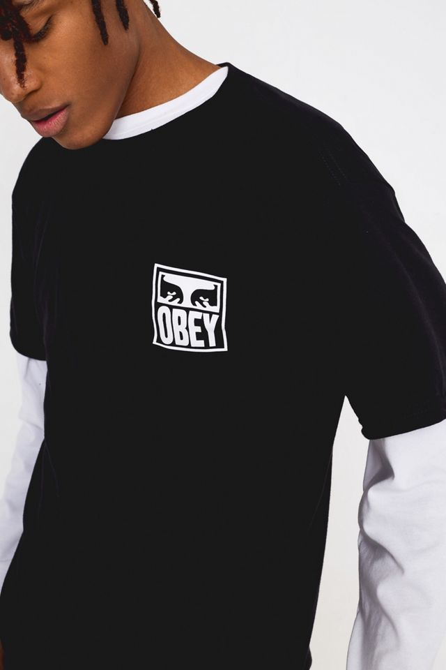 OBEY Eye Icon Black Short-Sleeve T-Shirt #1