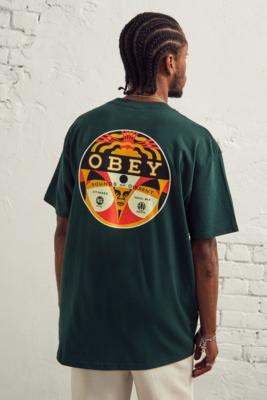 OBEY - T-shirt Sounds Of Dissent vert