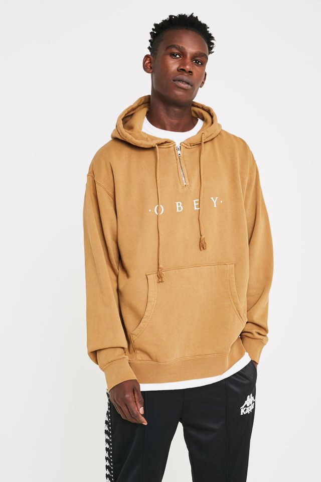 Obey orange store hoodie