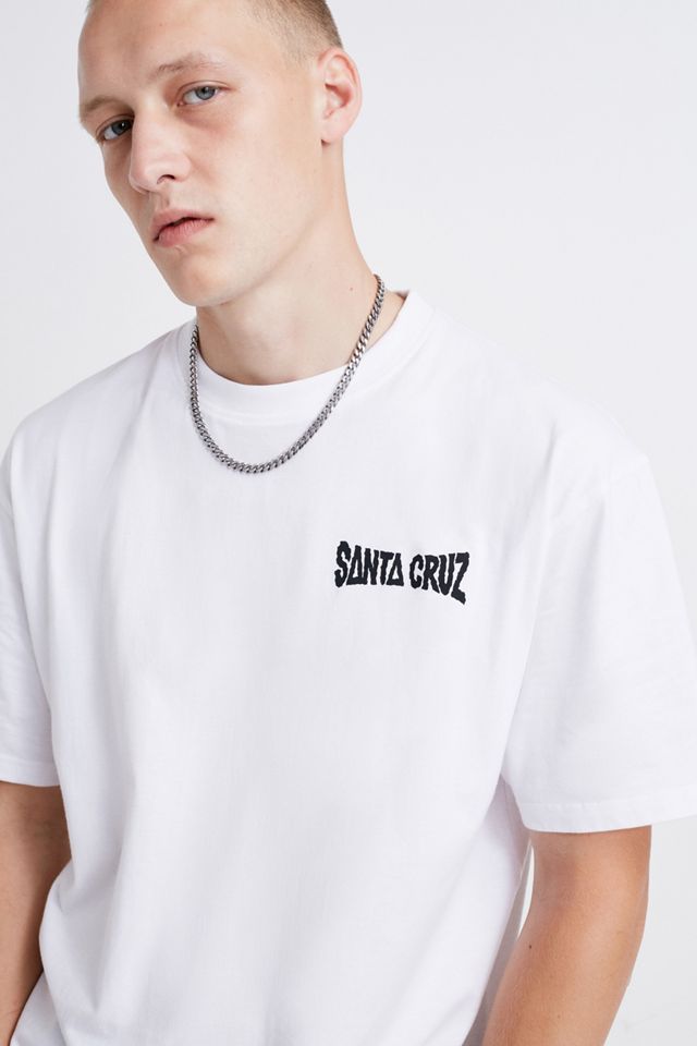 Santa Cruz Ripple White T-Shirt #3