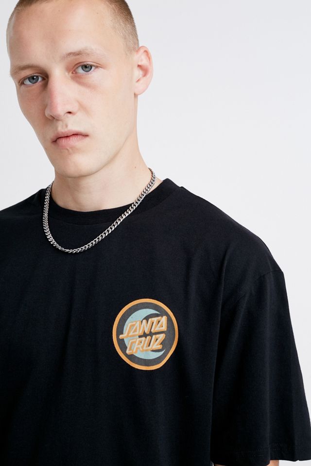 Santa Cruz Moon Dot Logo Camiseta Negra #3