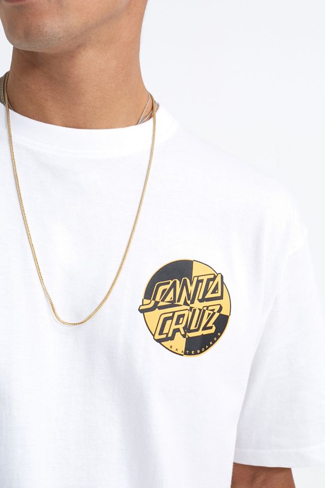 Santa Cruz - T-shirt blanc à logo Crash Dot #2