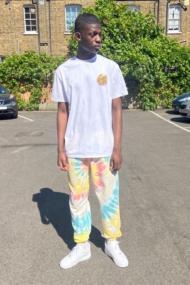 Santa Cruz X UO Exclusive – Gebatiktes T-Shirt mit „Screaming Hand“-Logo für ihn #2