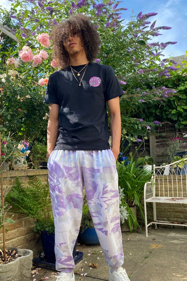 Santa Cruz - T-shirt noir et violet Dot Logo #2