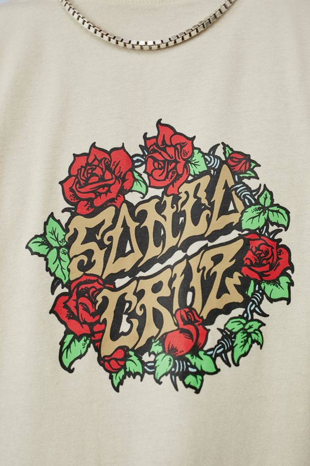 Santa Cruz UO Exclusive Ecru & Brown Grateful Dot camiseta #1