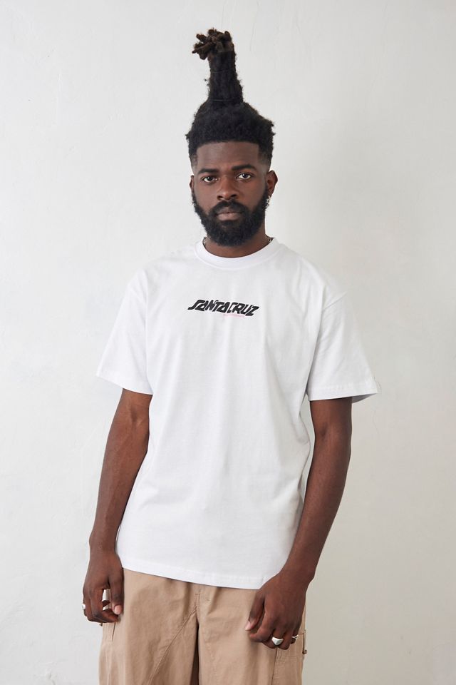 Santa Cruz White Scroll T-Shirt #1