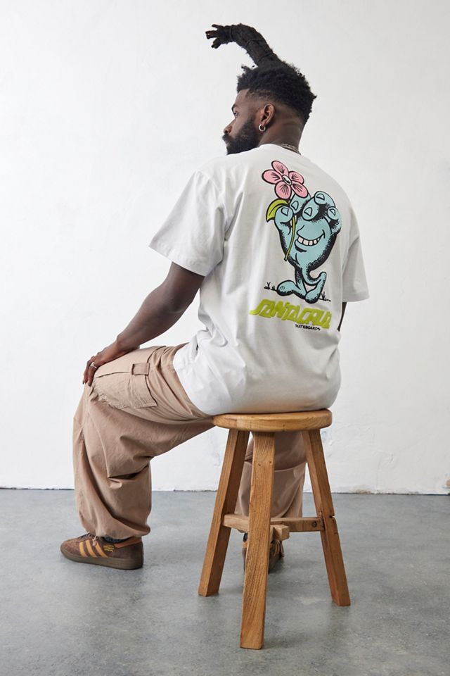 Santa Cruz White Scroll T-Shirt #2