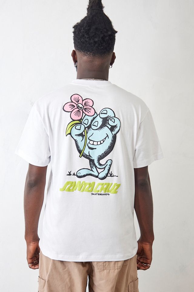 Santa Cruz White Scroll T-Shirt #3