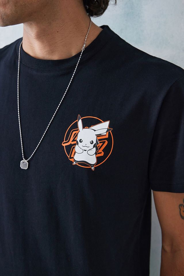 Santa Cruz x Pokemon T-shirt Pikachu Nero #3