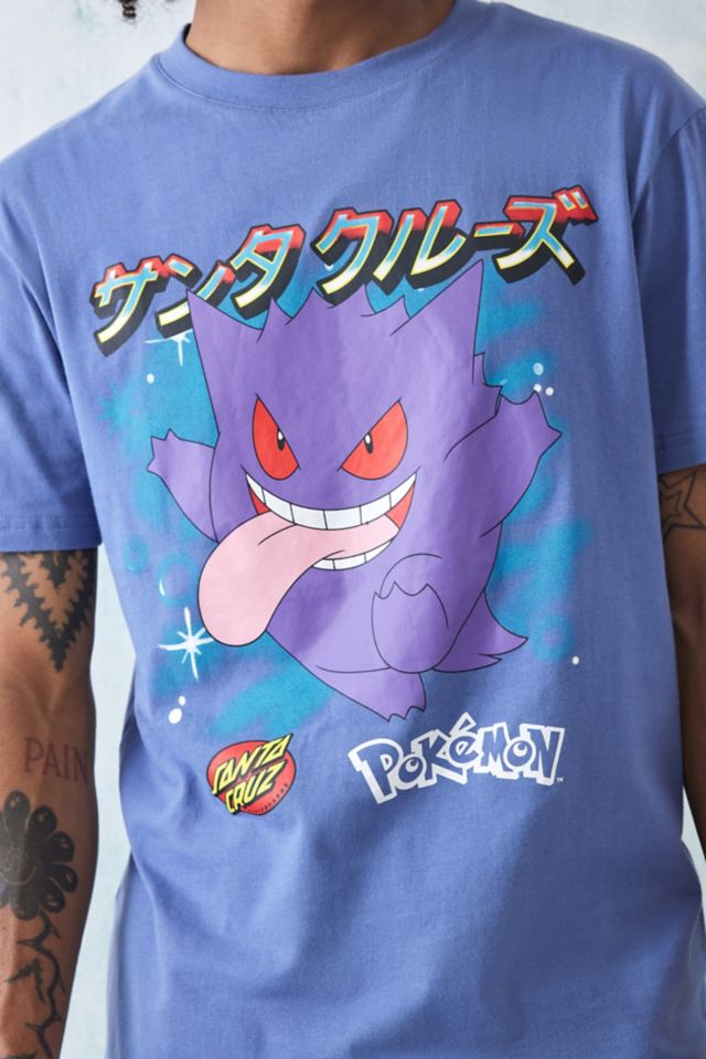 Santa Cruz x Pokemon Blue Ghost T Shirt Urban Outfitters UK