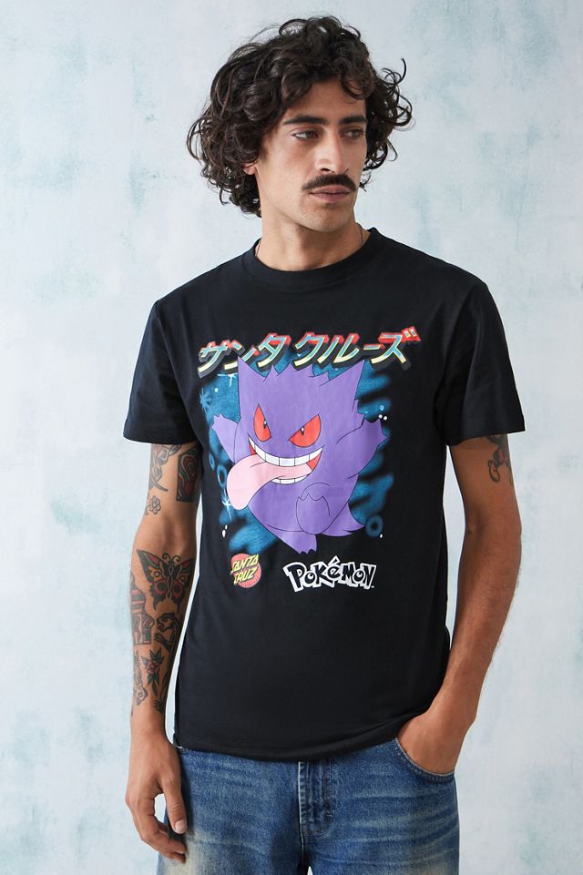 Santa Cruz x Pokemon Black Ghost T Shirt Urban Outfitters UK