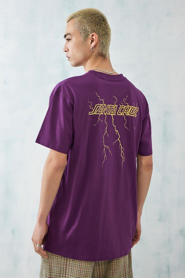 Santa Cruz UO Exclusive Purple Lightning T-Shirt #3
