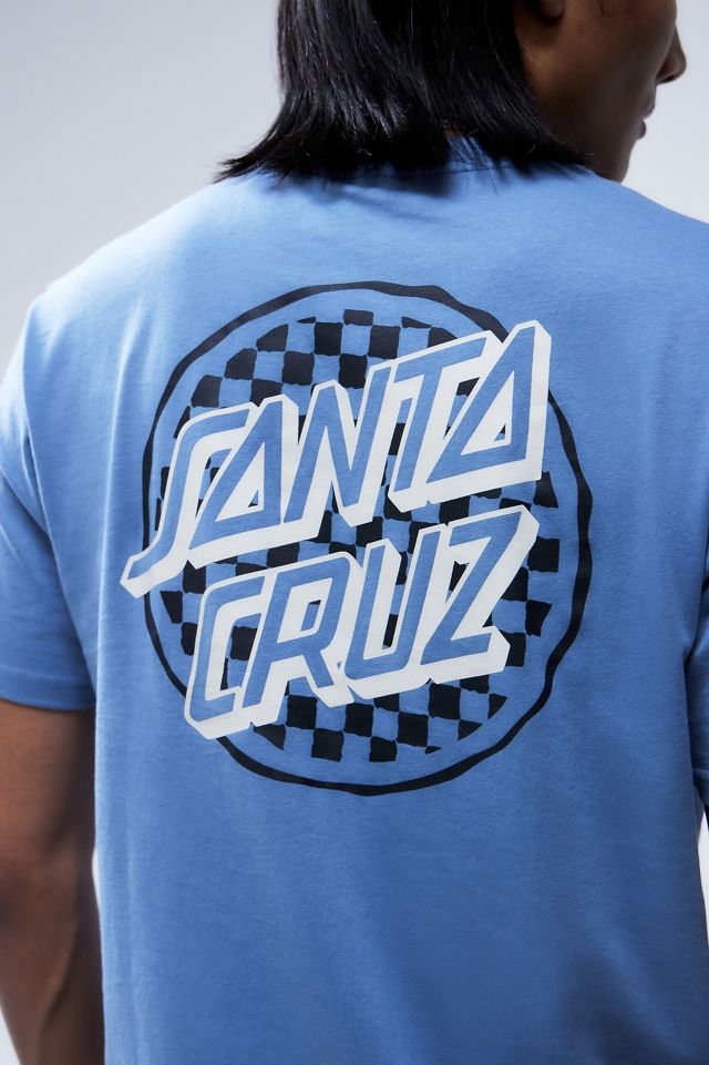 T-shirt Santa Cruz Blue Breaker a Scacchi #2