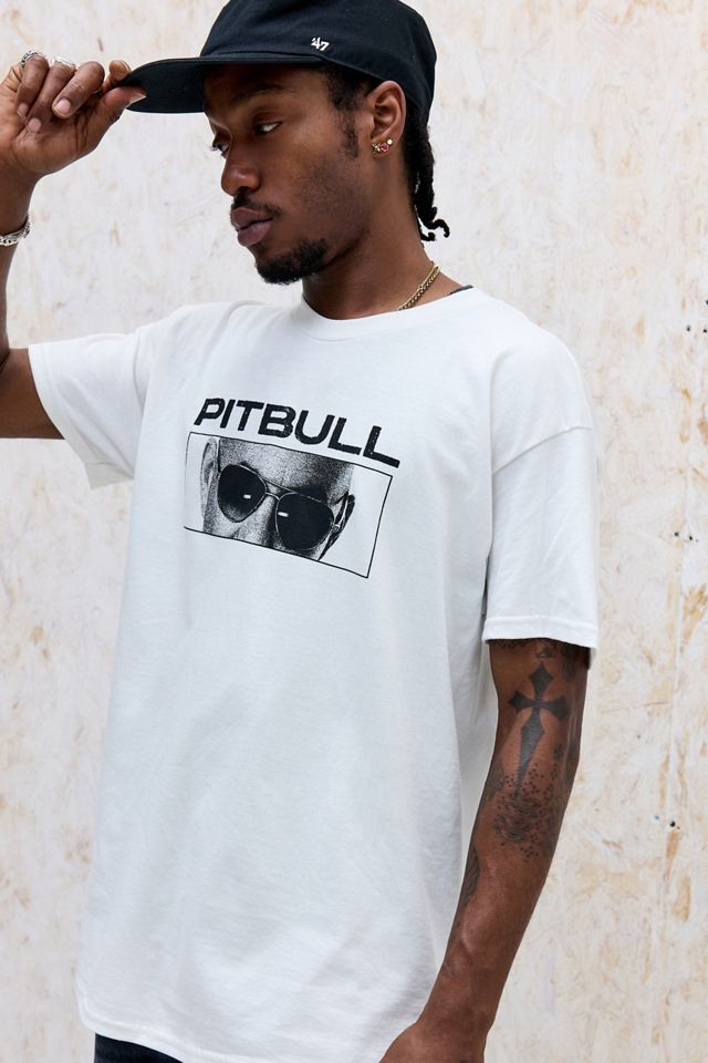 T-shirt blanc Pitbull UO #2