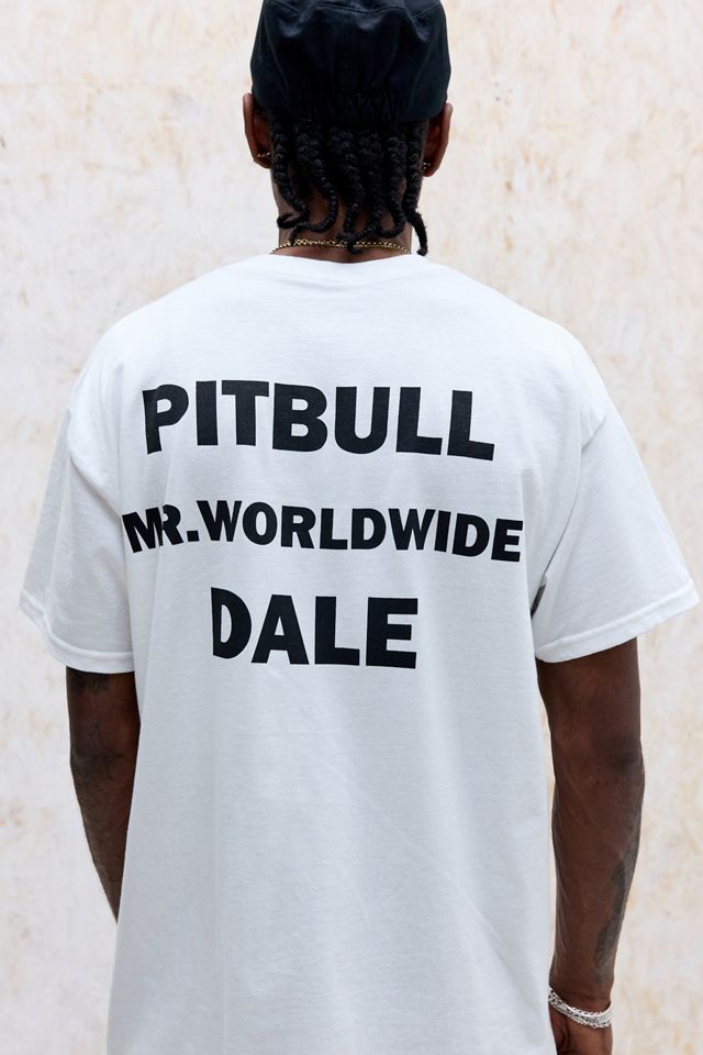 T-shirt blanc Pitbull UO #3