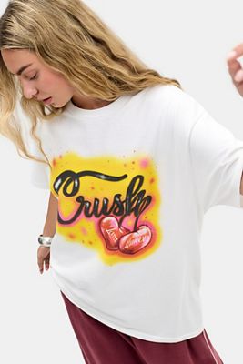 UO White Zara Larsson Crush T-Shirt