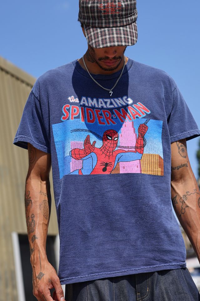 T-shirt graphique UO Blue Amazing Spiderman #1
