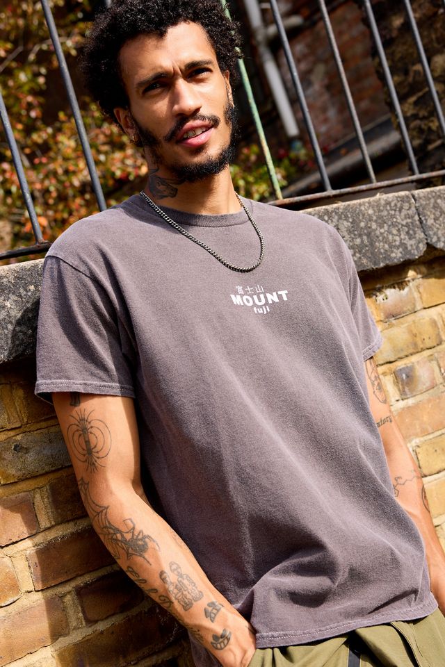 Camiseta Gráfica UO Brown Mont Fuji #1