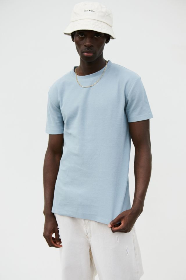 I AND ME UO Exclusive Light Blue Waffle T-Shirt | Urban Outfitters UK