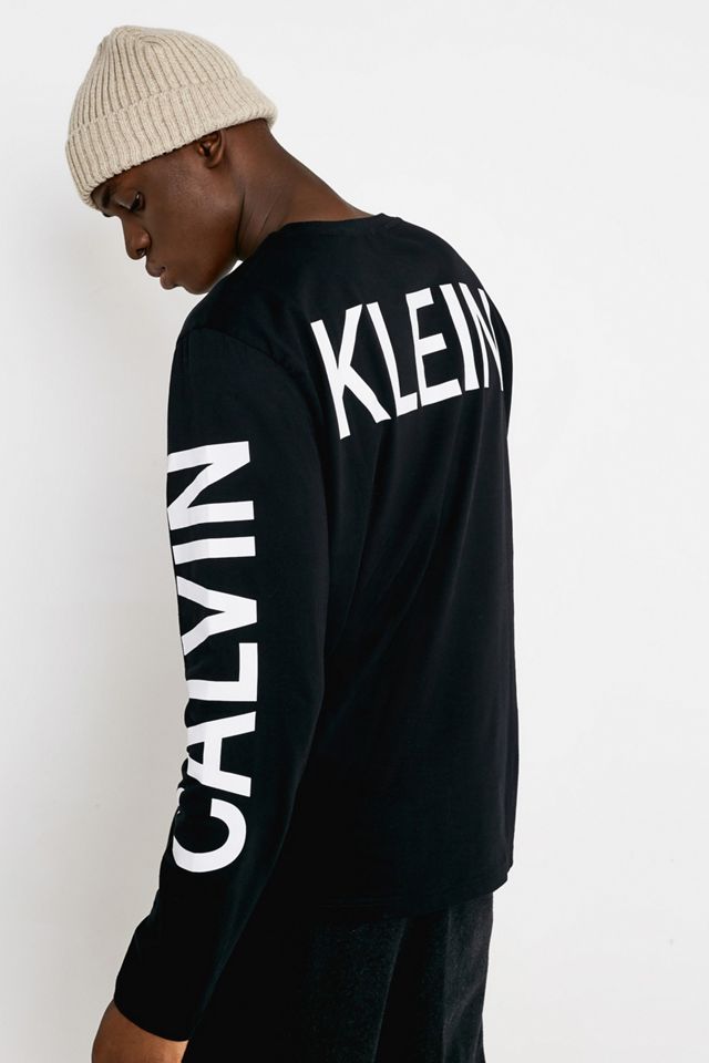 Calvin Klein Jeans institutional back logo long sleeve t-shirt