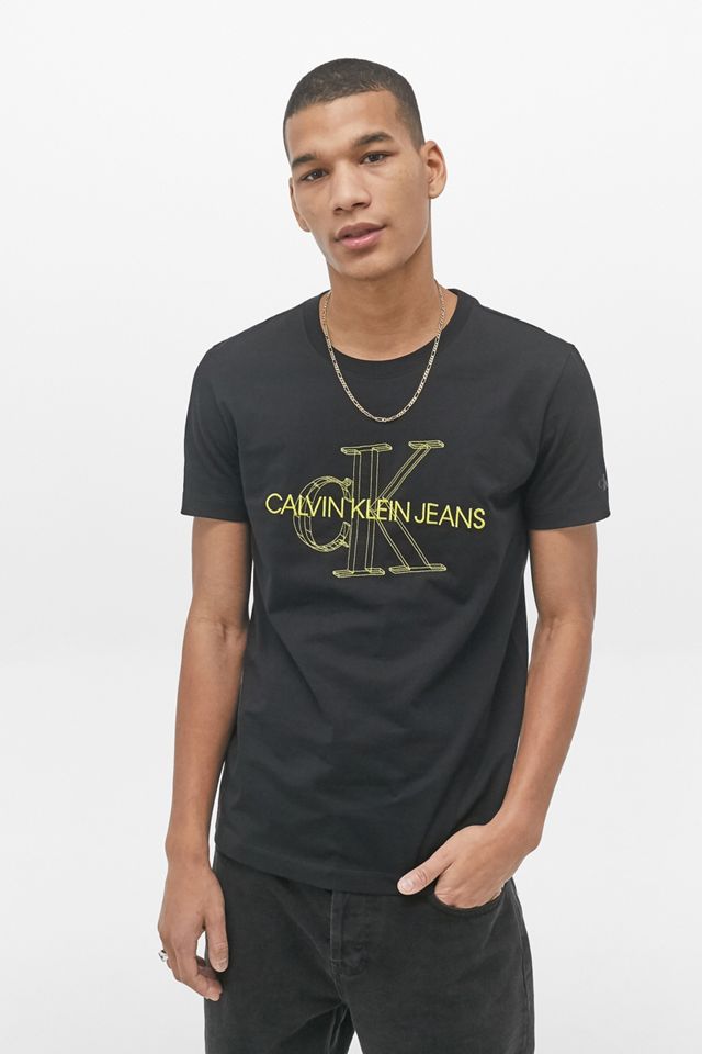 Calvin Klein Jeans ESSENTIAL SLIM TEE - Basic T-shirt - black 