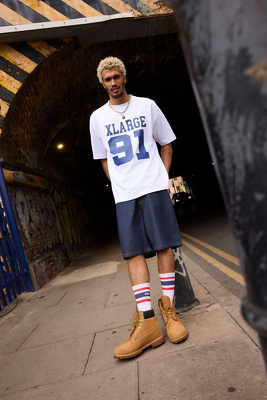 XLARGE White American Football T-Shirt - White S at Urban Outfitters
