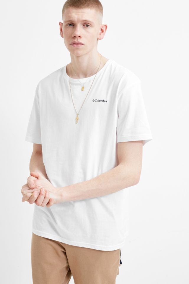 Columbia North Cascades Box Logo White T-Shirt | Urban Outfitters UK