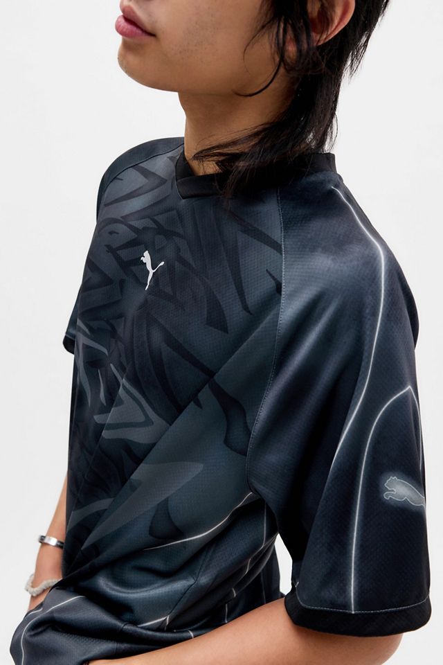 PUMA Schwarzes Pumatech Fußball T-Shirt #1