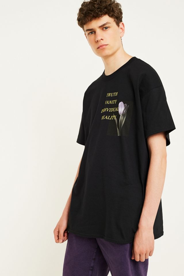 UO Vanity Floral Black T-Shirt