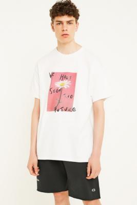 UO Seen the Future White T-Shirt | Urban Outfitters UK