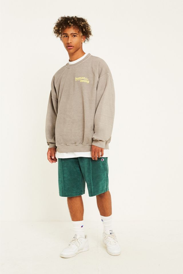 UO Stone Human Being Overdyed Stone Sweatshirt #4