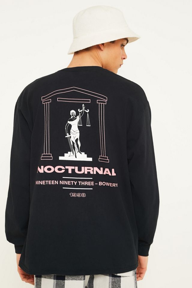 UO - T-shirt Nocturnal noir à manches longues #4