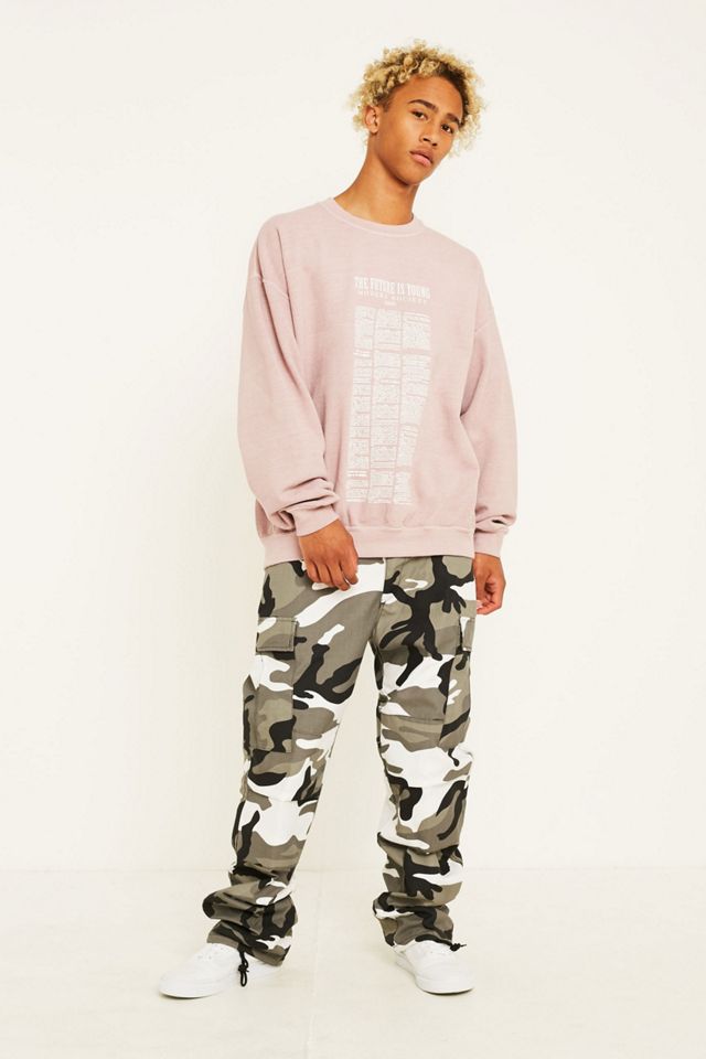 UO Overdyed Young Future Pink Sweatshirt #2