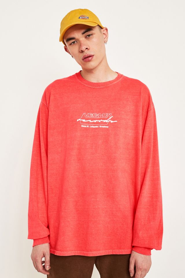 UO Legacy T-Shirt Rossa Manica Lunga #1
