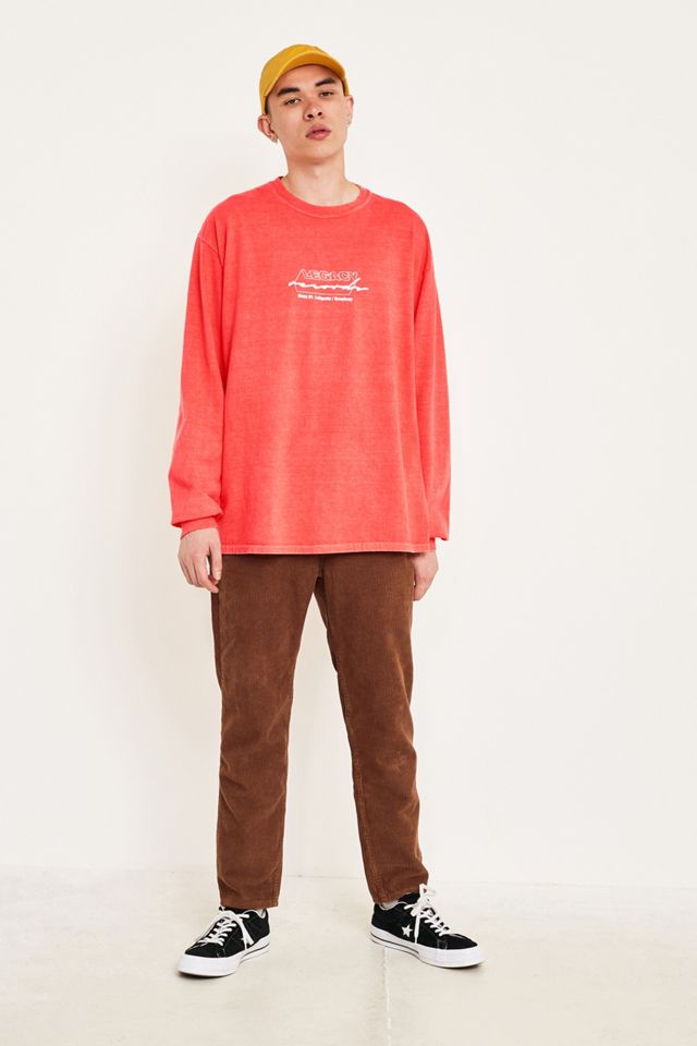 UO Legacy T-Shirt Rossa Manica Lunga #4