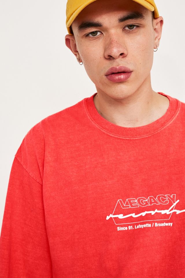 UO Legacy T-Shirt Rossa Manica Lunga #5