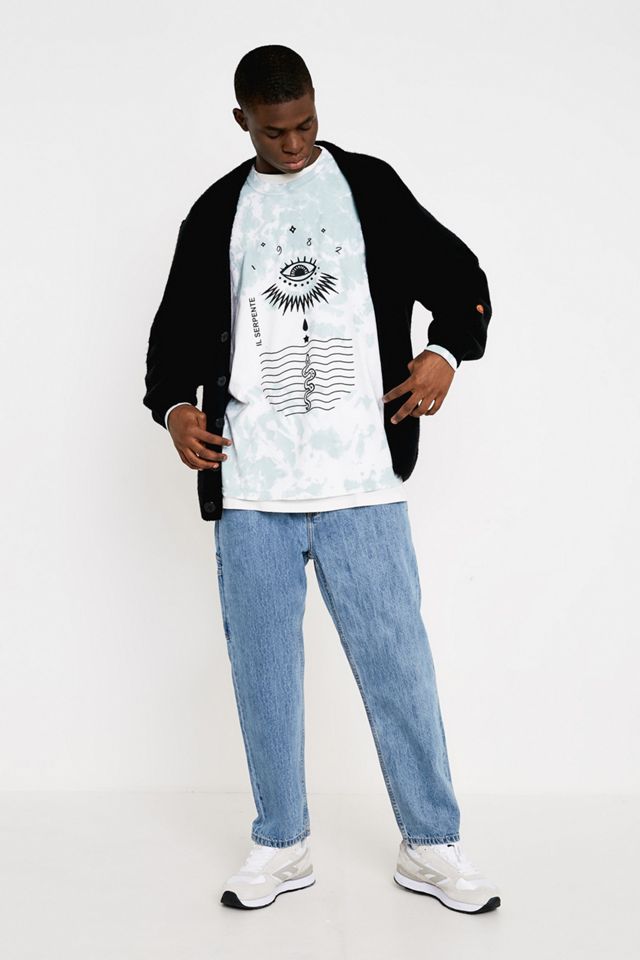 UO - T-shirt manches longues tie-dye menthe motif œil. #3
