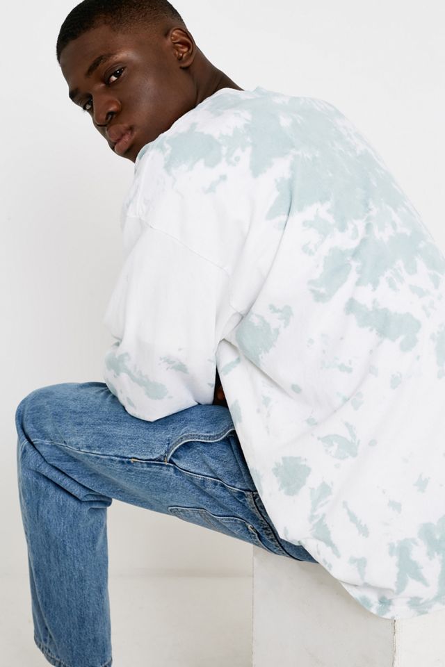 UO - T-shirt manches longues tie-dye menthe motif œil. #4