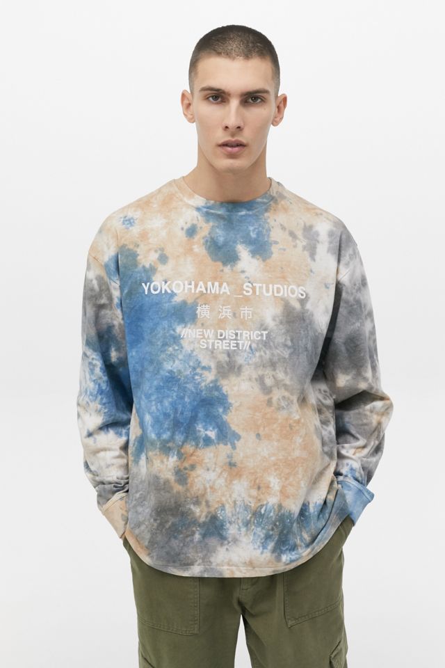 UO – Langärmliges T-Shirt „Yokohama Studios“ im Batik-Look #2