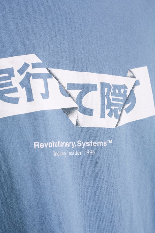 UO Revolutionary Systems Washed Blue T-Shirt #2