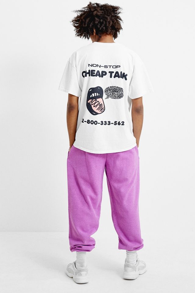UO Cheap Talk White Short-Sleeve T-Shirt  #1